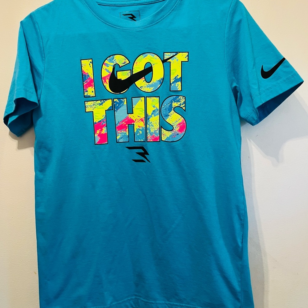 Nike "I Got This" Graphic Tee - Bright Teal
